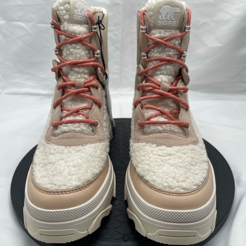 NEW Sorel Brex Cozy Women's Sherpa Lug Sole Waterproof Boots - Picture 3 of 10